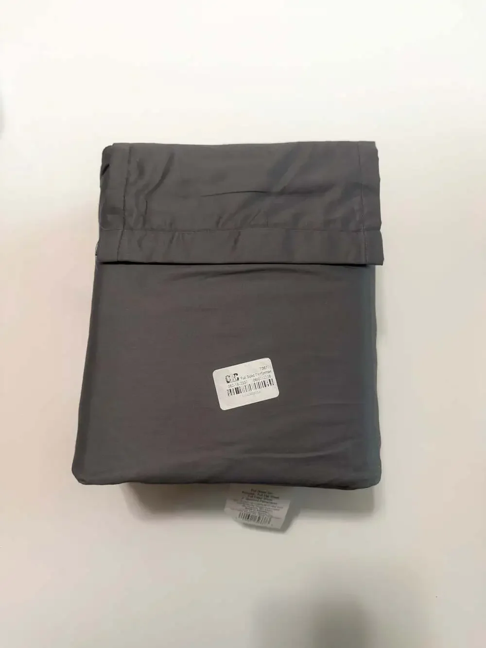 4pc Full Performance 400 Thread Count Sheet Set Dark Gray- Threshold ;Wrinkle